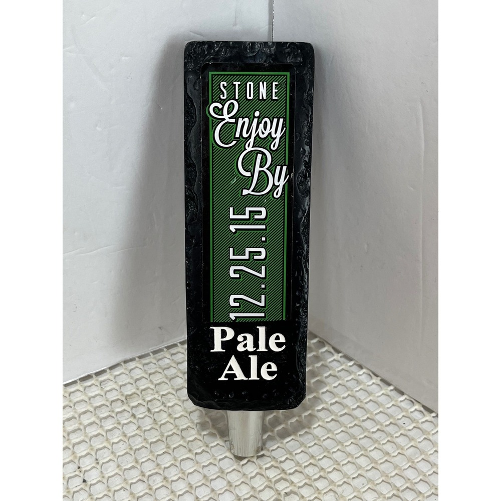 Stone Brewing Enjoy By 12.25.15 Pale Ale Beer Tap Handle